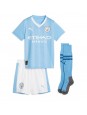 Billige Manchester City Kevin De Bruyne #17 Hjemmedraktsett Barn 2023-24 Kortermet (+ Korte bukser)